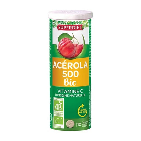 Super Diet Organic Acerola 500 (12 pieces)