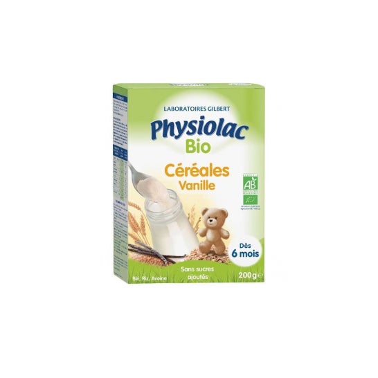 Physiolac Céréales Vanille Bio (200 g)