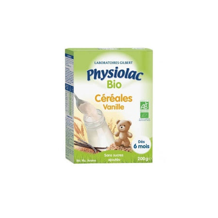 Physiolac Céréales Vanille Bio (200 g)