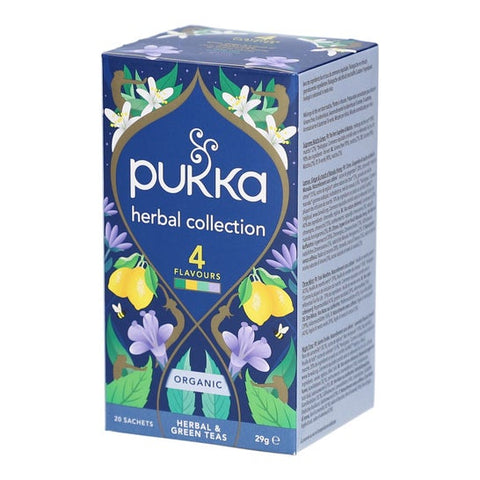 Pukka Herbal Tea Selection 4 varieties (20 bags), 29 g