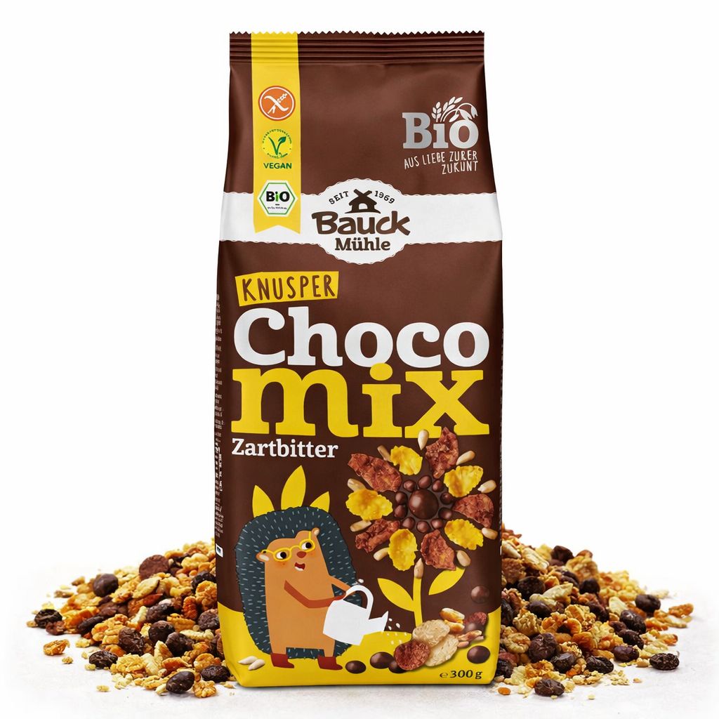 Bauckhof Bio petit-déjeuner croustillant chocolat noir (300 g)