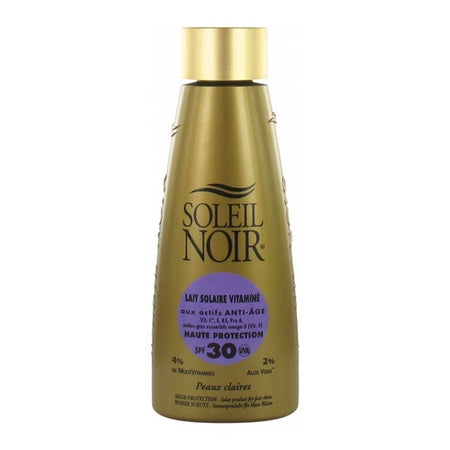 Soleil Noir lait solaire vitaminé SPF30 (150 ml)