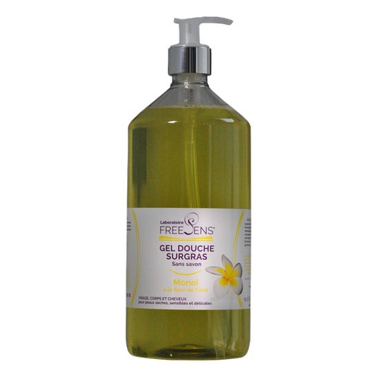 FreeSens Gel Douche Surgras Monoï 1L