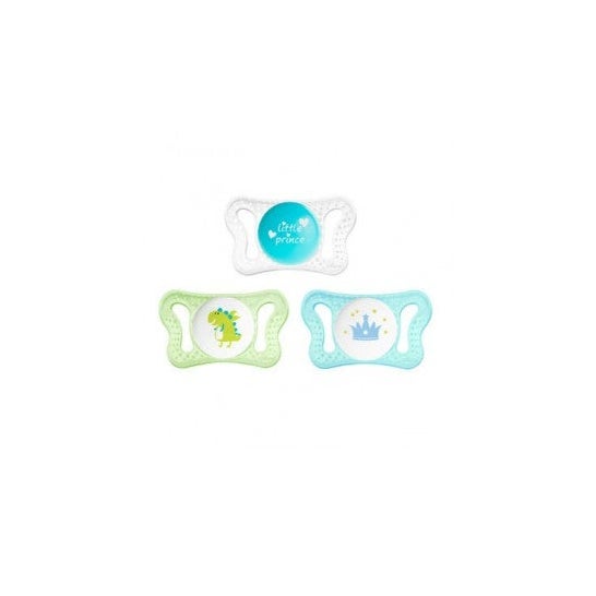 Chicco Sucette Micro Sil Sil bleu 0-2m