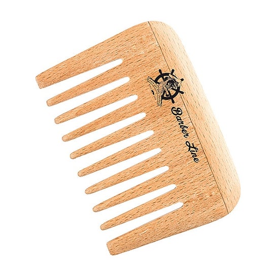 Eurostil Peigne large en bois (1 pièce)