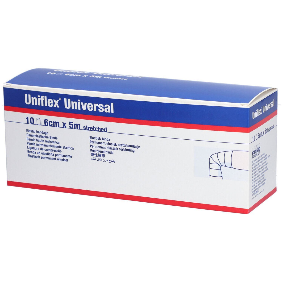 Uniflex® Universal blanc 5m x 6cm