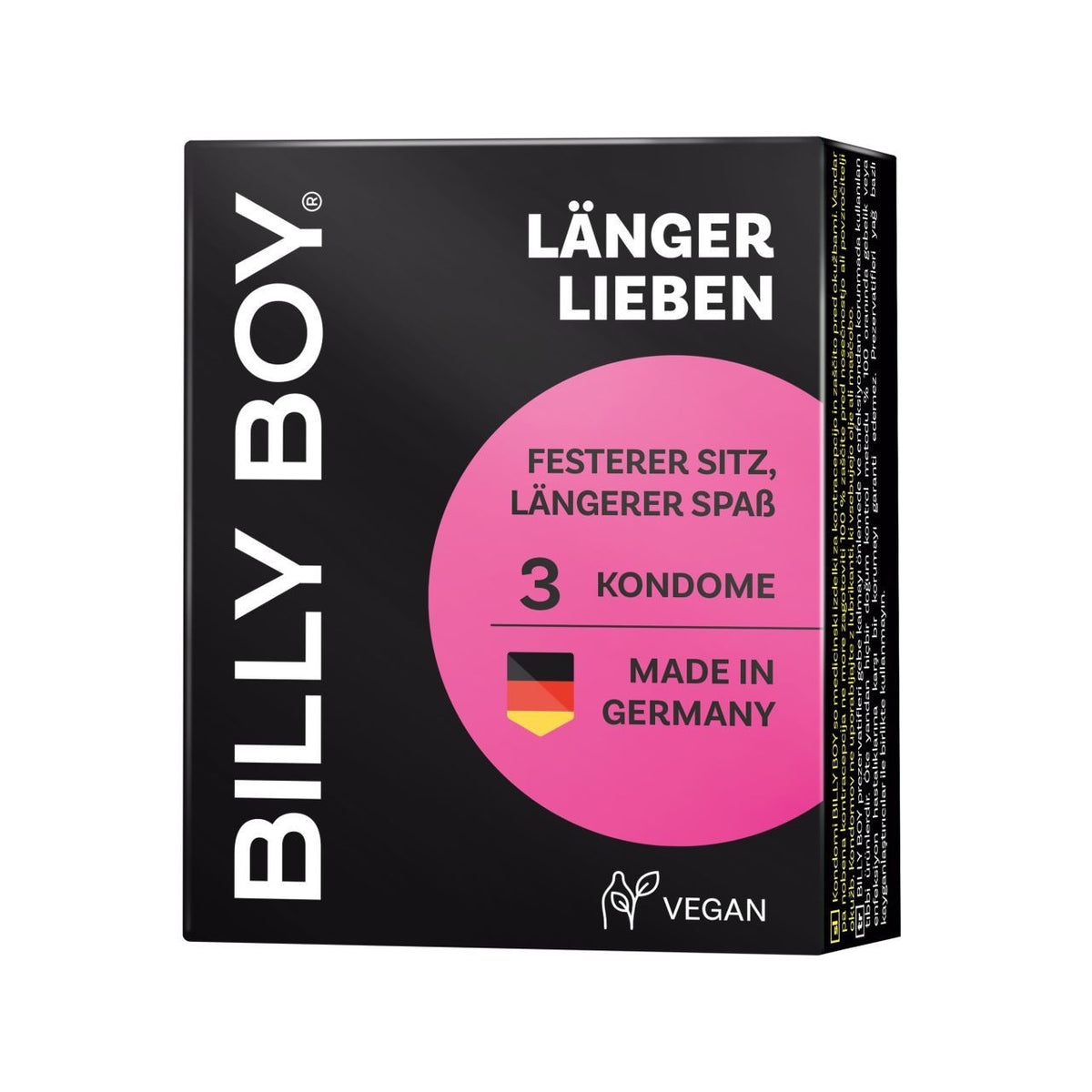 Billy Boy LÄNGER LIEBEN préservatifs (3 pièces)