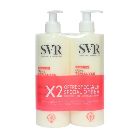 SVR Topialyse Crème Nourrissante Apaisante 48H 2x400ml