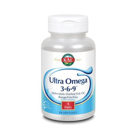 KAL Ultra Omega 3-6-9 50 perles