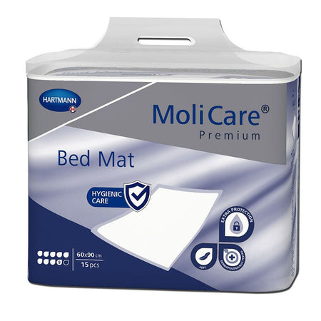 MoliCare Premium Alèse de lit 9 gouttes (60x90 cm, 15 pièces)