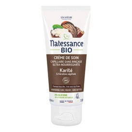 Natessance Crème de soin capillaire sans rinçage karité (100 ml)
