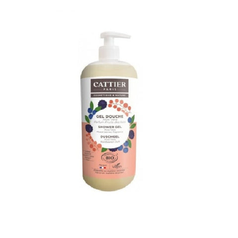 Cattier Gel Douche Sans Sulfate Fruits des Bois (1L)