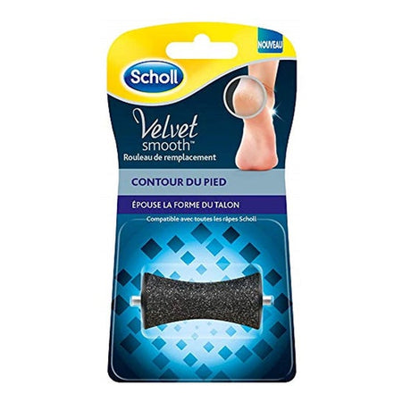 Scholl Velvet Smooth Rouleau de Remplacement Contour Pied 1 Unité