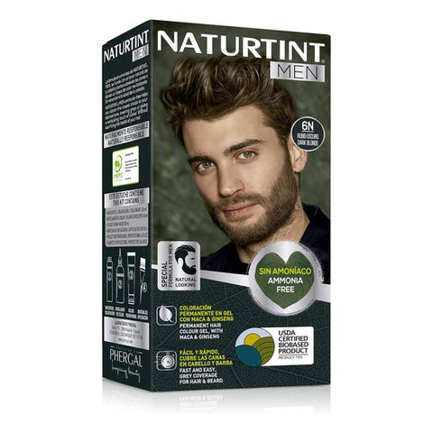 Naturtint Men Gel Colorant Permanent 6N Blond Foncé (170 ml)