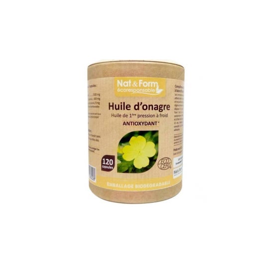 Nat&Form Eco Onagre Bio 120 gélules