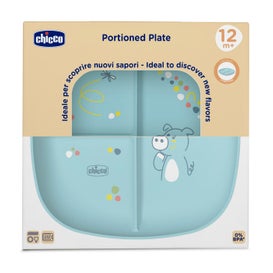 Chicco Assiette à Compartiments 12M+ Bleue 1 Unité