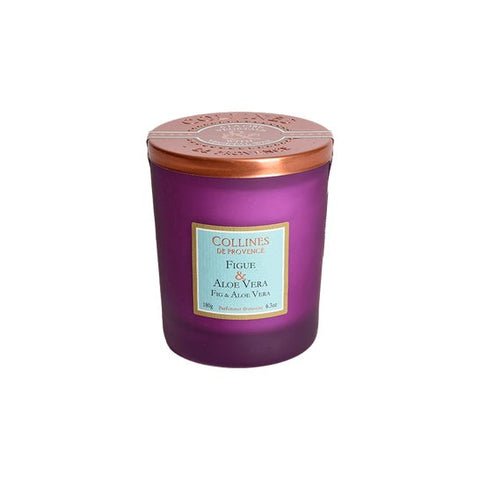 Collines de Provence Bougie parfumée Figue & Aloe Vera 180 g
