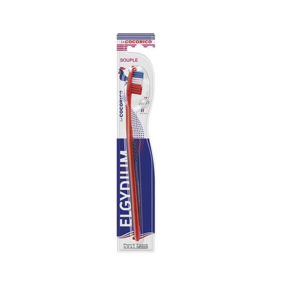 Elgydium La Cocorico Brosse à Dents Française Souple 1 Unité