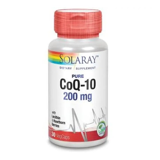 Solaray Pure CoQ10 200 mg (30 gélules)