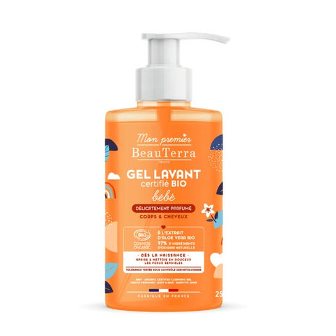 Beauterra Organic Fragrance-Free Shower Gel (750 ml)