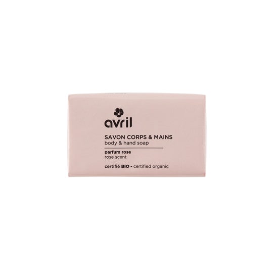 Avril Savon Corps et Mains Rose Bio (100 g)