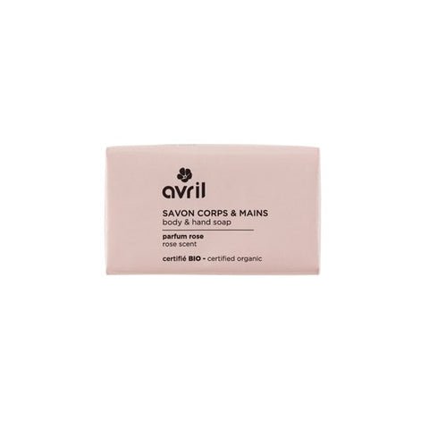 Avril Savon Corps et Mains Rose Bio (100 g)