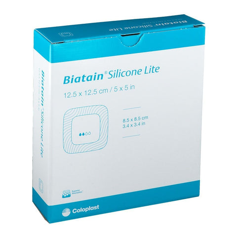 Biatain Silicone Lite pansement en mousse 12.5 x 12.5 cm (10 pièces)