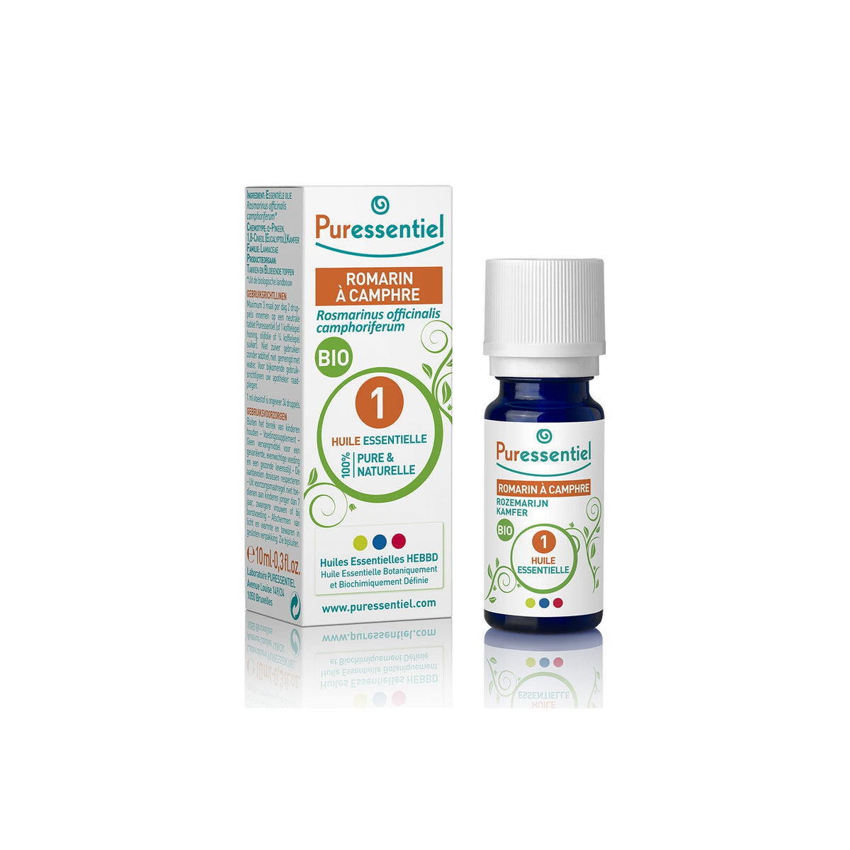 Puressentiel Huile Essentielle Bio Romarin Camphre 10ml