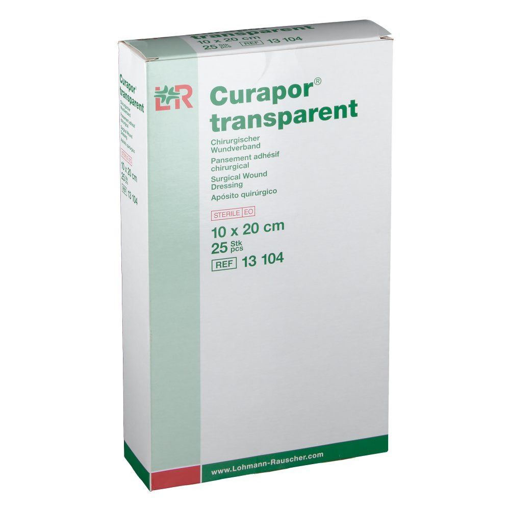 Curapor® transparent 10 cm x 20 cm stérile