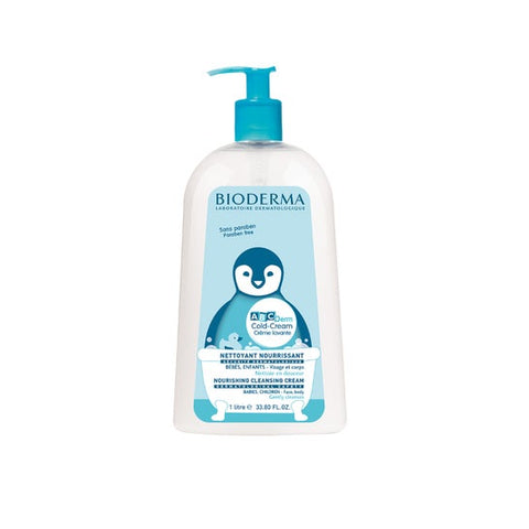 Bioderma ABCDerm Cold-Cream Nourishing Cleansing Cream Baby Child 1L