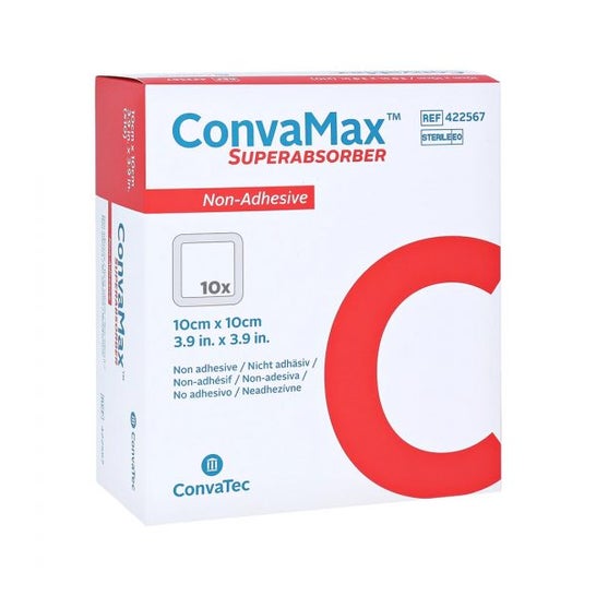 Convamax Pansement Non Adhésif 10x10cm 10 Pansements