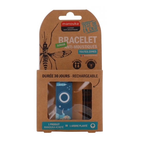 Manouka Bracelet anti-moustiques enfant cœur (1 unité)