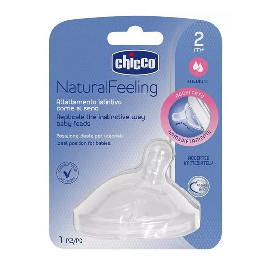 Chicco™ Mamelon Step Up1 + 0m débit moyen (1 pièce)
