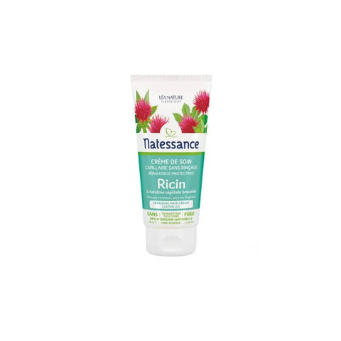 Natessance Crème De Soin Capillaire Sans Rinçage Au Ricin 100 ml