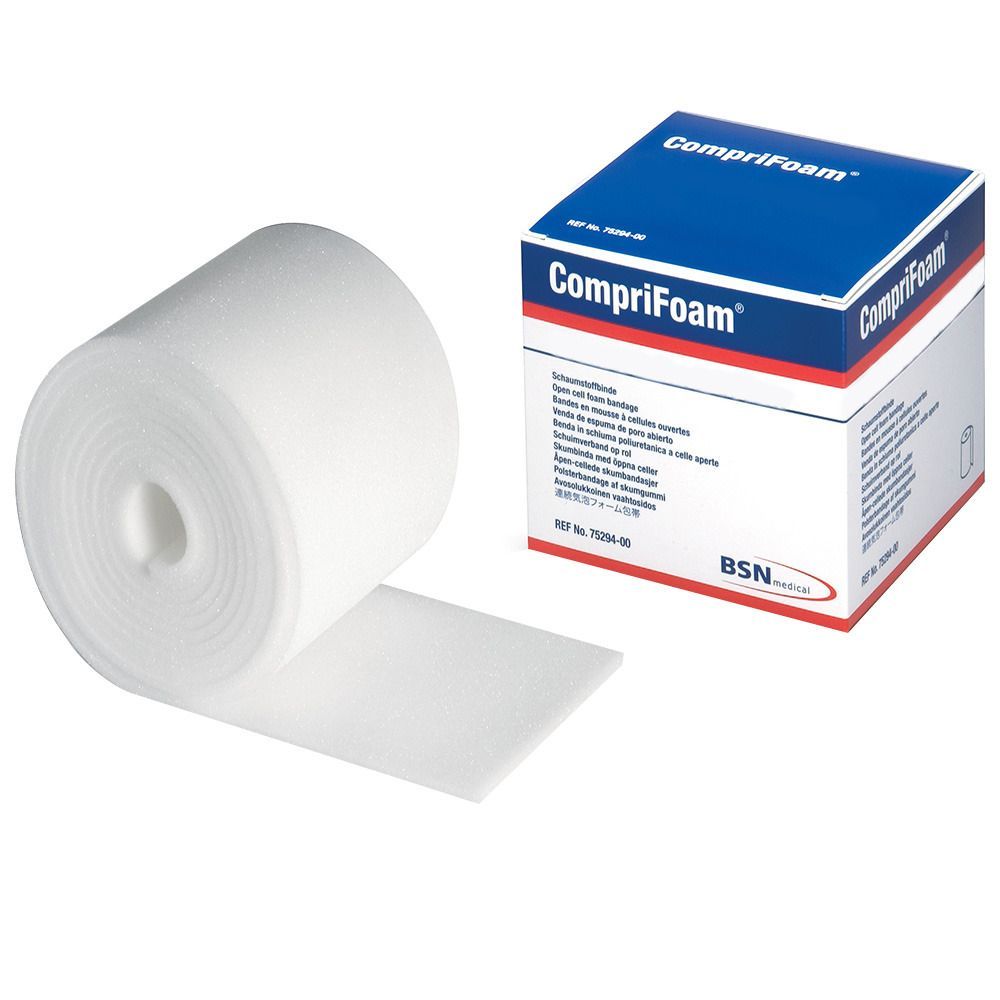 CompriFoam® bande en mousse 10 cm x 2,5 m x 0,3 cm (1 pièce)