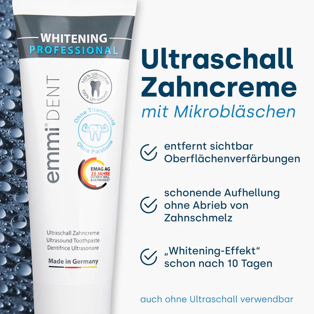 emmi-dent® Whitening crème dentaire ultrasonique (75 ml)
