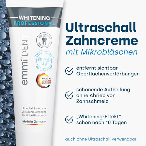 emmi-dent® Whitening crème dentaire ultrasonique (75 ml)
