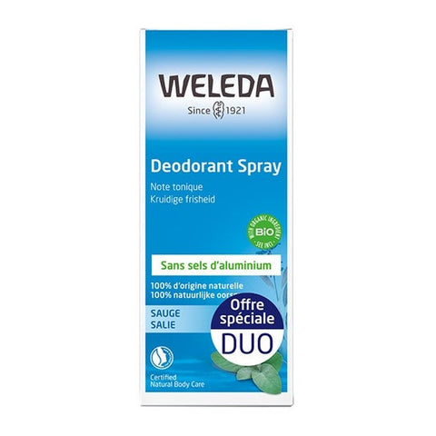 Weleda Sage Organic Deodorant Twin Pack 2 x 100ml