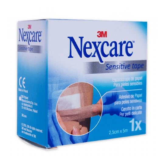 Nexcare Bande sensible 2,5 cm x 5 m (1 pièce)