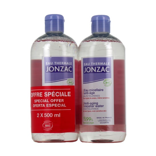 Jonzac Sublimactive eau micellaire anti-âge (2x500 ml)