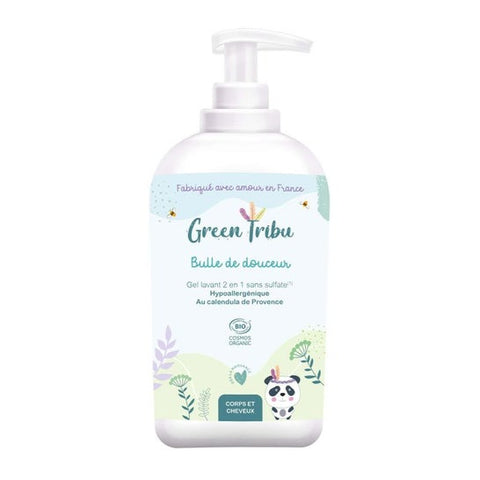 Green Tribu Bubble of Softness 2-in-1 Organic Cleansing Gel 500ml