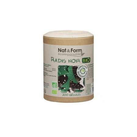 Nat&Form Eco Radis Noir Bio 200 gélules