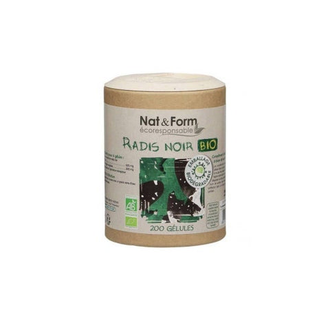 Nat&Form Eco Radis Noir Bio 200 gélules
