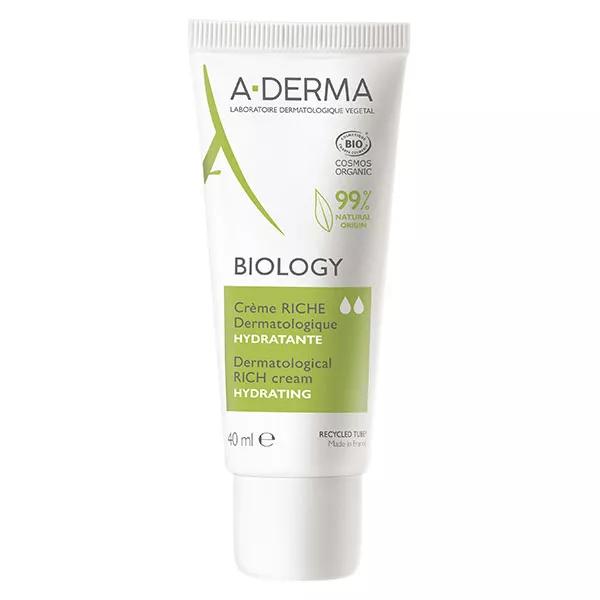 A-Derma Biology Crème Riche Dermatologique Hydratante Bio (40 ml)
