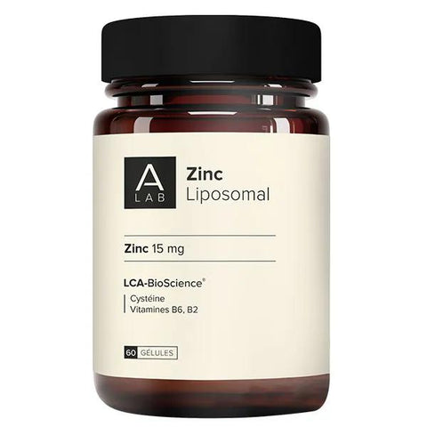 A-Lab Liposomal Zinc 15 mg - Immunity, Skin, Hair, Vision, Acne - 60 capsules