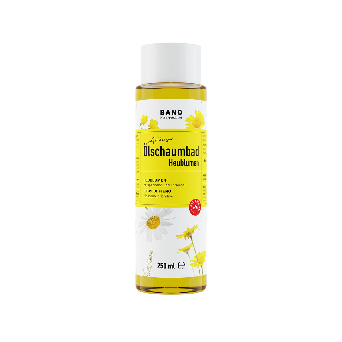 BANO bain moussant huileux aux fleurs de foin (250 ml)