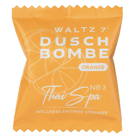 WALTZ 7 bombe de douche bien-être orange (1 pièce)