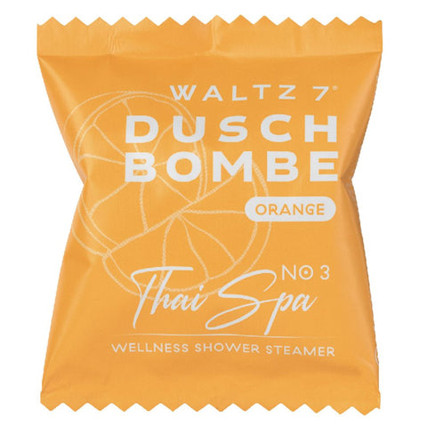 WALTZ 7 bombe de douche bien-être orange (1 pièce)