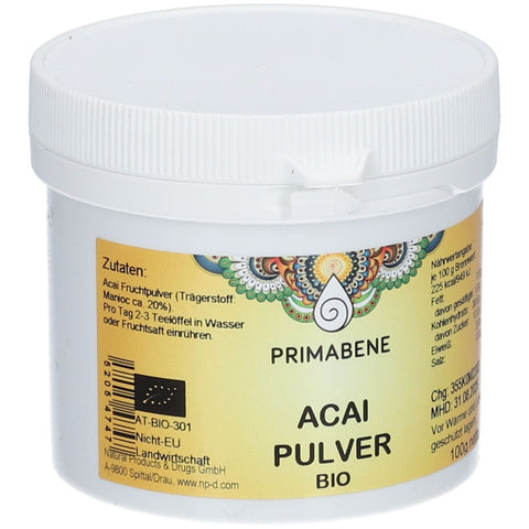 PRIMABENE poudre d'açaï bio (100 g)