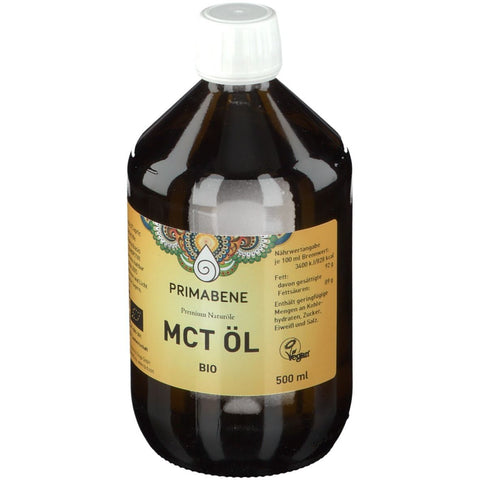 PRIMABENE Huile MCT bio à base de noix de coco (500 ml)